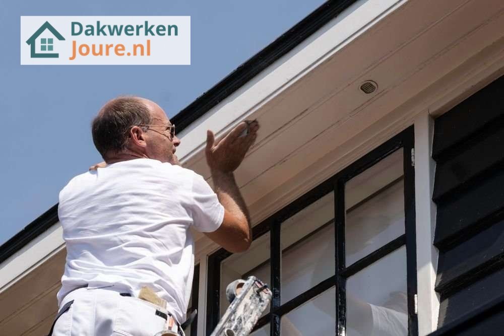 Dakgoot afwerken door onze dakdekker Dakgoot afwerken door onze dakdekker in Joure
